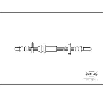 Brzdová hadice CORTECO 19031241