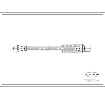 Brzdová hadica CORTECO 19032139