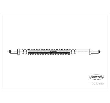 Brzdová hadica CORTECO 19032180