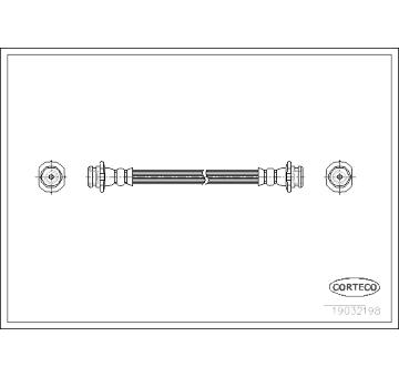 Brzdová hadica CORTECO 19032198
