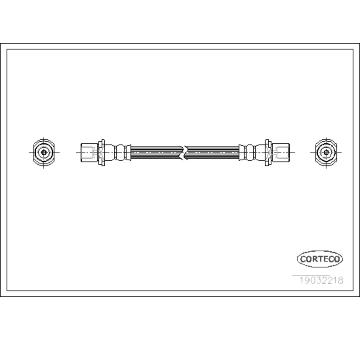 Brzdová hadice CORTECO 19032218