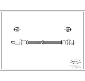 Brzdová hadice CORTECO 19032262