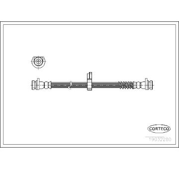 Brzdová hadice CORTECO 19032280
