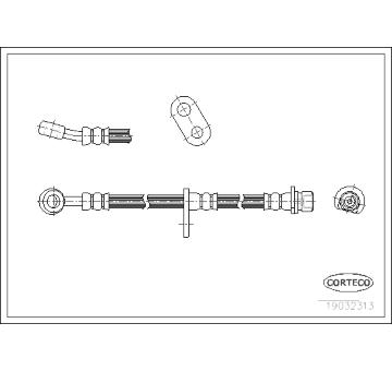 Brzdová hadice CORTECO 19032313