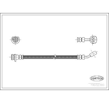 Brzdová hadice CORTECO 19032380