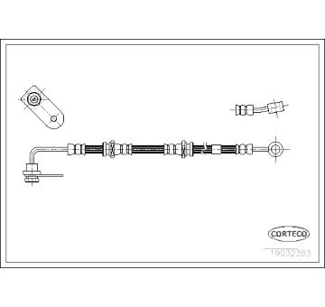 Brzdová hadice CORTECO 19032383