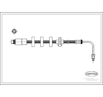 Brzdová hadice CORTECO 19032427