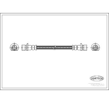 Brzdová hadice CORTECO 19032550