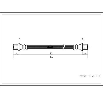 Brzdová hadica CORTECO 19032589