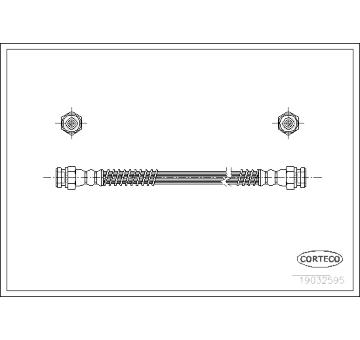 Brzdová hadice CORTECO 19032595