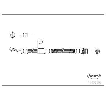 Brzdová hadice CORTECO 19032598