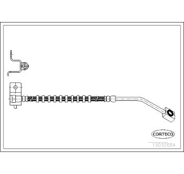 Brzdová hadice CORTECO 19032884
