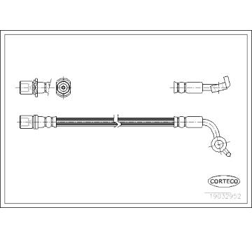 Brzdová hadice CORTECO 19032952