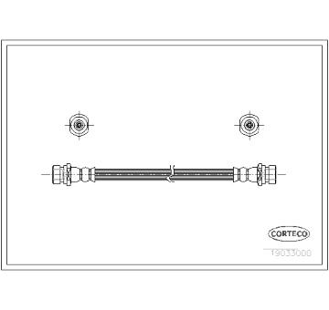 Brzdová hadice CORTECO 19033000