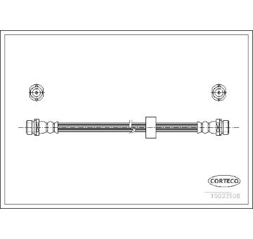 Brzdová hadice CORTECO 19033508