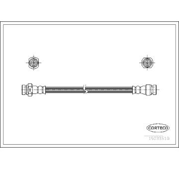Brzdová hadice CORTECO 19033510