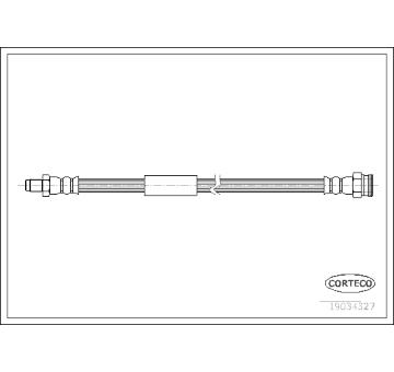 Brzdová hadice CORTECO 19034327
