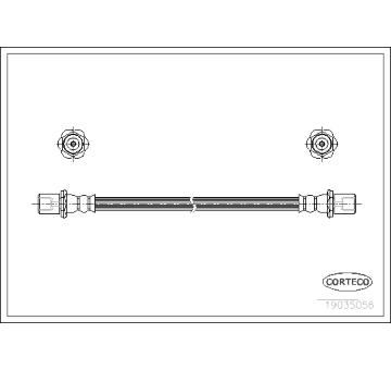 Brzdová hadice CORTECO 19035056