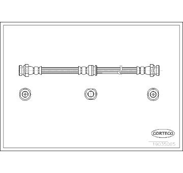 Brzdová hadice CORTECO 19035065