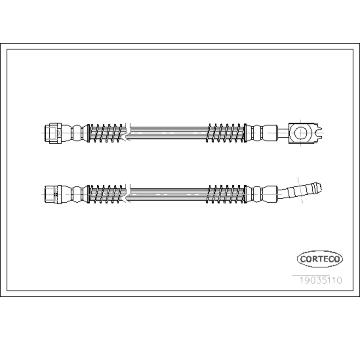 Brzdová hadice CORTECO 19035110