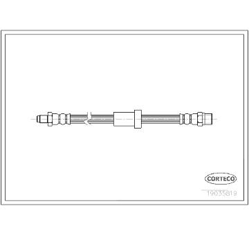 Brzdová hadice CORTECO 19035819