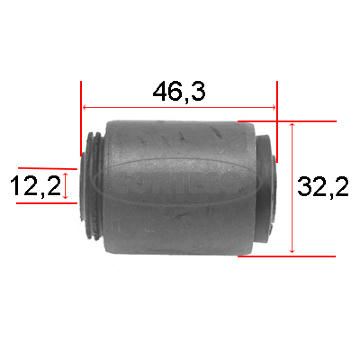 Uložení, řídicí mechanismus CORTECO 21652451