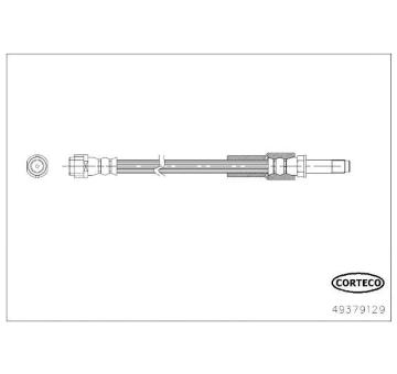 Brzdová hadica CORTECO 49379129