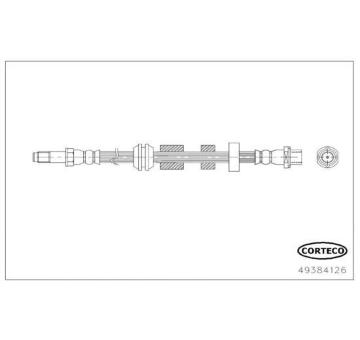 Brzdová hadica CORTECO 49384126