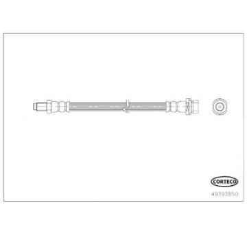Brzdová hadica CORTECO 49393850