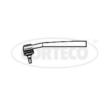 Hlava příčného táhla řízení CORTECO 49401586