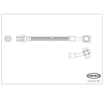 Brzdová hadice CORTECO 49416138