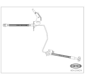 Brzdová hadice CORTECO 49429424