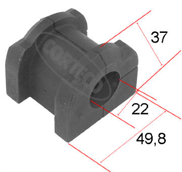 Drzak, Pricny stabilizator CORTECO 49363593