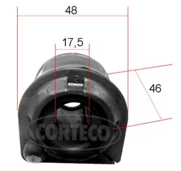 Držák, Příčný stabilizátor CORTECO 49371888