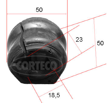 Držák, Příčný stabilizátor CORTECO 49371890