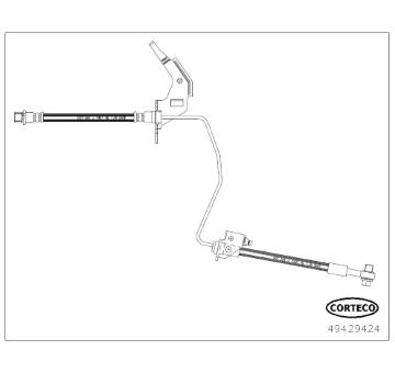 Brzdová hadice CORTECO 49429424