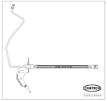 Brzdová hadice CORTECO 49429444