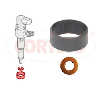 Sada těsnicích kroužků, vstřikovací ventil CORTECO 49445013