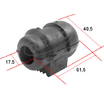 Držák, Příčný stabilizátor CORTECO 80000116