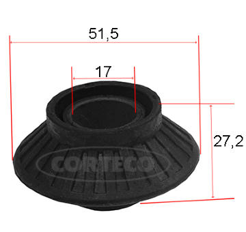 Uložení, řídicí mechanismus CORTECO 80001289