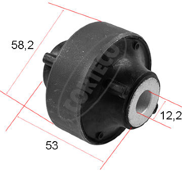 Uložení, řídicí mechanismus CORTECO 80004750