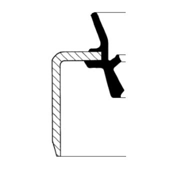 Těsnicí kroužek hřídele, náboj kola CORTECO 49378518