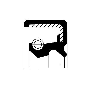 Těsnicí kroužek hřídele, diferenciál CORTECO 12001173B