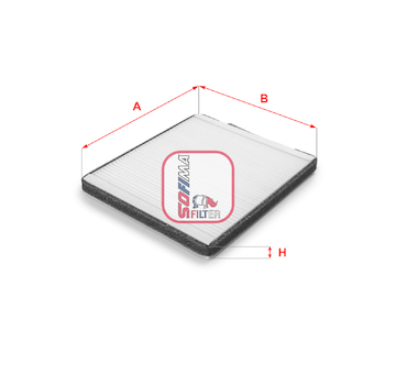 Filtr, vzduch v interiéru SOFIMA S 3141 C