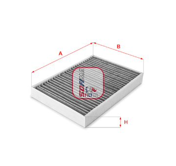 Filtr, vzduch v interiéru SOFIMA S 4159 CA
