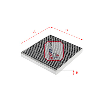 Filtr, vzduch v interiéru SOFIMA S 4275 CA