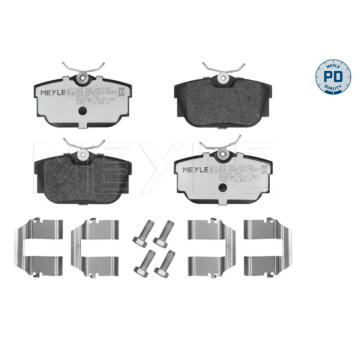 Sada brzdových destiček, kotoučová brzda MEYLE 025 232 2417/PD