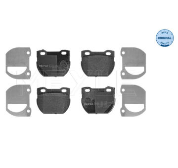 Sada brzdových destiček, kotoučová brzda Meyle 025 234 7118