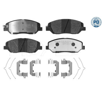 Sada brzdových destiček, kotoučová brzda MEYLE 025 243 5117/PD