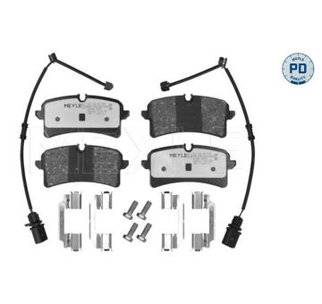 Sada brzdových platničiek kotúčovej brzdy MEYLE 025 246 4317/PD